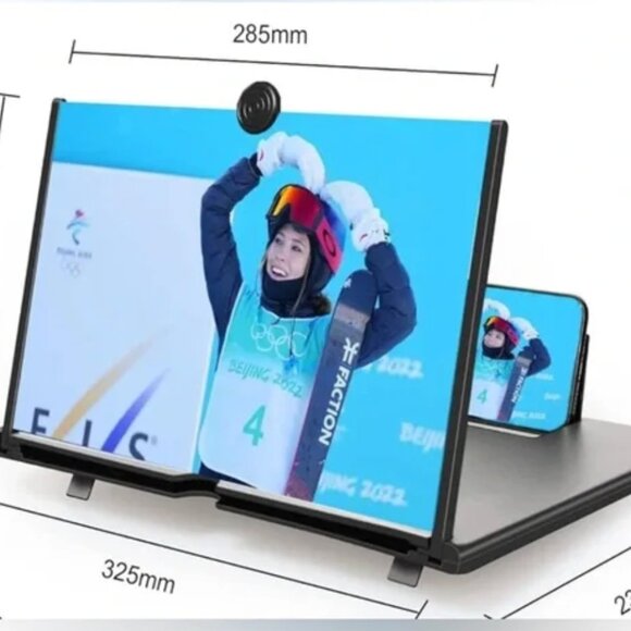 Mobile Phone Video Amplifier / Portable Home Cinema Enlarger Black New in Box - Picture 3 of 10